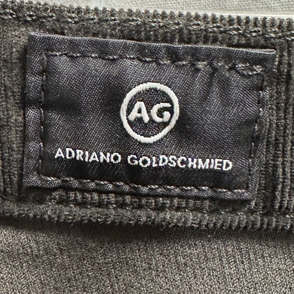 AG The Prima Mid-Rise Chocolate Brown Corduroy Cigarette Pants - Picture 7 of 9